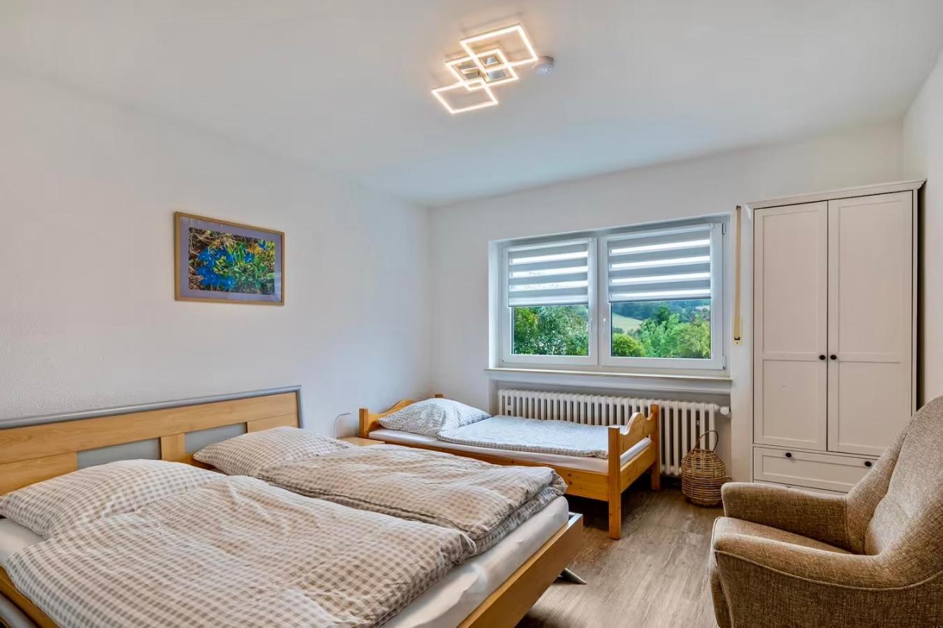 Ferienwohnung Wasserturmblick ベーブラ エクステリア 写真