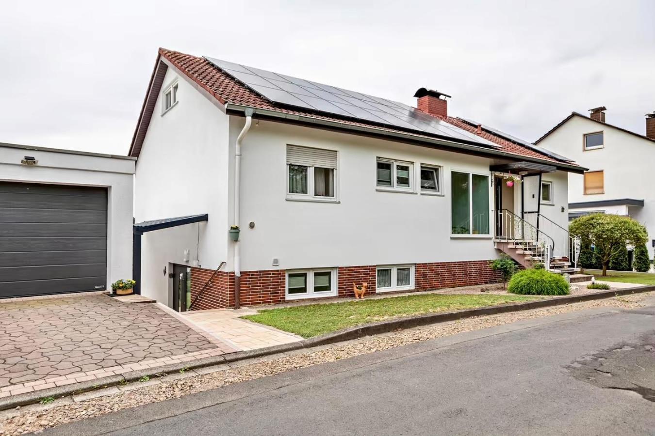 Ferienwohnung Wasserturmblick ベーブラ エクステリア 写真